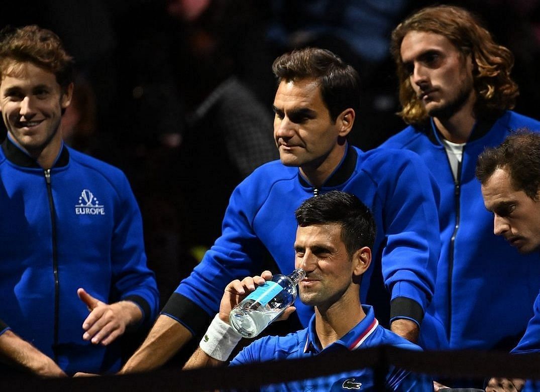 Novak Djokovic at Lavers Cup